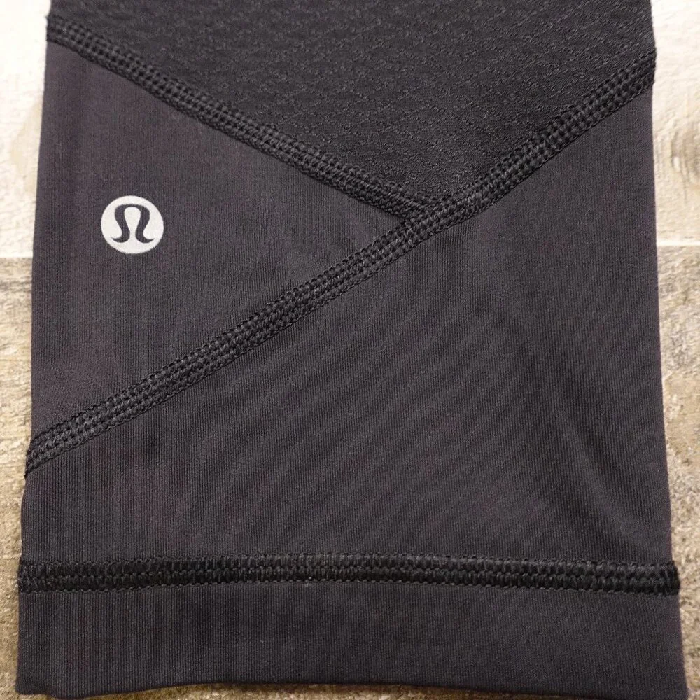 Lululemon Pace rival crop leggings women's 6 black‎